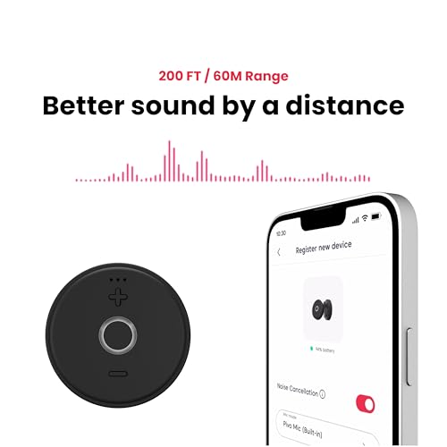 Pivo Wireless Mic Lavalier Lapel Clip-on Bluetooth Professional Ultra-Functional and Compact Microphone for iPhone and Android