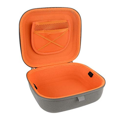 Geekria Shield Case for Large-Sized Over-Ear Headphones, Replacement Protective Hard Shell Travel Carrying Bag with Cable Storage, Compatible with Astro Gaming A50Gen4 (Microfiber Grey)