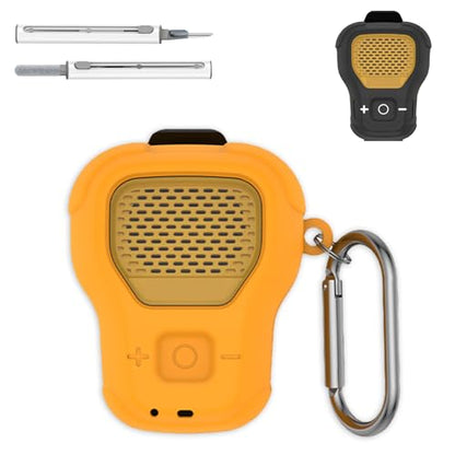 for DEWALT Wearable Bluetooth Speaker Case (Updated Version) – Soft Silicone Protective Cover,Dustproof Shockproof Anti-Scratch Sleeve for DEWALT Wearable Speaker,Orange
