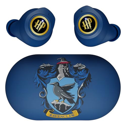 iJoy Harry Potter Ravenclaw Wireless Bluetooth Earbuds with Charging Case, Built-in Mic, 30 Hr Playtime, Officially Licensed | Harry Potter Gifts for Women, Men, Teens, Kids & All Fans of Ravenclaw - color: Ravenclaw