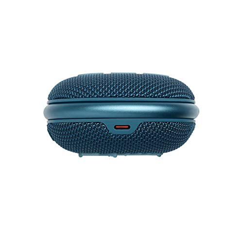 JBL Clip 4 Portable Bluetooth Speaker (Blue) + Bundle with divvi! Protective Hardshell Case (Black) - color: Blue