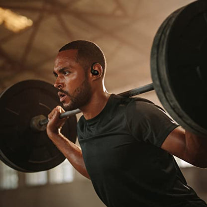 Back Bay Audio Runner Wireless Running Earbuds, Earbud Over Ear Hooks - color: Black
