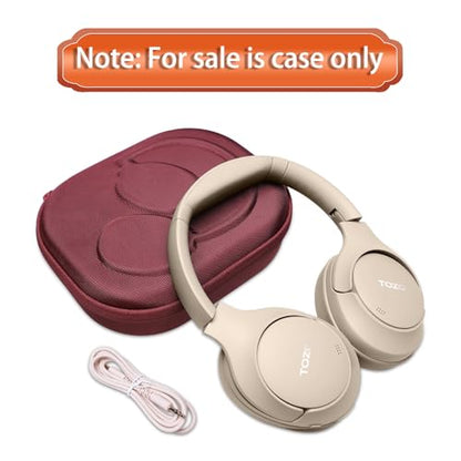 Case for JBL Tune 510BT/720BT/770NC/520BT/520C/670NC Headphone Wine | Hard Carrying Travel Case for JBL Live 670NC/770NC/680NC/780NC Headphones - color: Brown