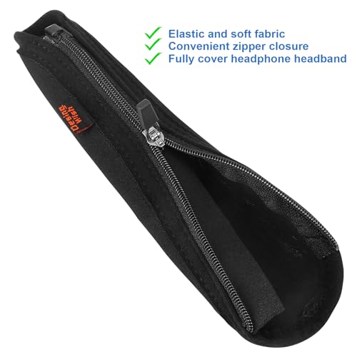 Headphone Cover for Apple AirPods Max, Soft Sports Fabric Replacement Headband Cushion Pad Cover Compatible with Apple AirPods Max Headphone Protector - Black