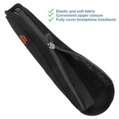 Headphone Cover for Apple AirPods Max, Soft Sports Fabric Replacement Headband Cushion Pad Cover Compatible with Apple AirPods Max Headphone Protector - Black