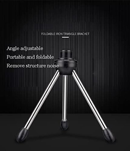 USB Microphone, Plug & Play Real-Time Ear Tracking, Sensitive Pickup, Good Noise Reduction, Suitable for a Variety of Occasions