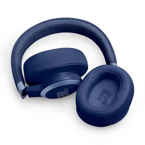 JBL LIVE770NCBLU Live 770NC Wireless Over-Ear Adaptive Noise Canceling Headphones - Blue - color: Blue