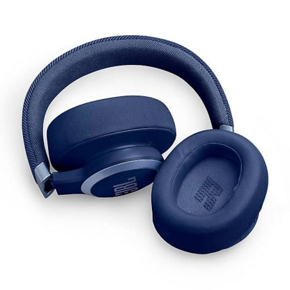JBL LIVE770NCBLU Live 770NC Wireless Over-Ear Adaptive Noise Canceling Headphones - Blue - color: Blue