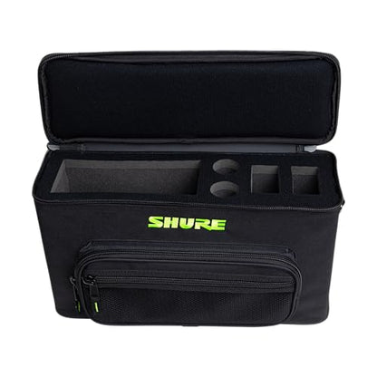 Shure by Gator Padded Carrying Bag that Holds Up to 2 Wireless Mic Systems; (SH-WRLSSCARRYBAG-2) - size: Gig Bag, style: Dual Wireless System