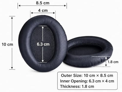 Avantree HT Series - Black Replacement Earpads | Replacement ear cushions for compatible HT5009, HT4189, HT41899, DG59M, C519M, Audition, and Audition Pro models.