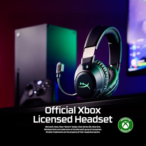 HyperX CloudX Flight 2 - Wireless Gaming Headset (Black) - Xbox