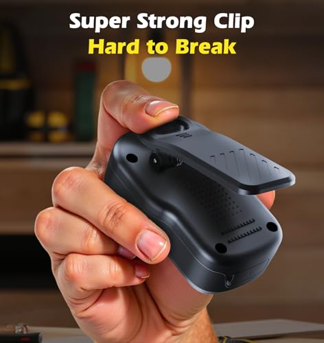 KAIY Mini Bluetooth Speaker Clip On Wearable Portable Speaker - color: Yellow