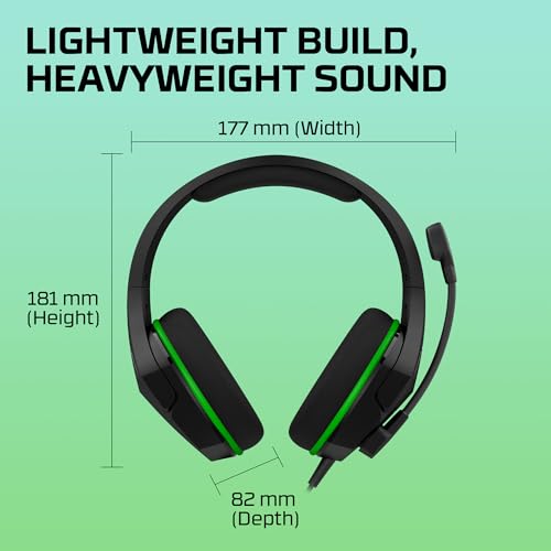 HyperX CloudX Stinger Core - Official Licensed for Xbox, Gaming Headset with In-Line Audio Control, Immersive In-Game , Microphone - size: Wired, style: CloudX Stinger Core