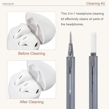 4PCS Earphone Cleaner Kit - Ultra Portable Multi-Function Cleaner Kit Soft Brush for Bluetooth Earphones Case Cleaning Tools, Purple - color: Purple