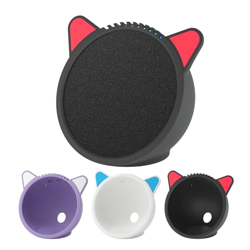 Silicone Cover for Ec/-ho P/-op Soft Waterproof Dustproof Portable Protective Case Compatible with Ec-h/o P-o/p Speaker Accessories (Black) - color: black