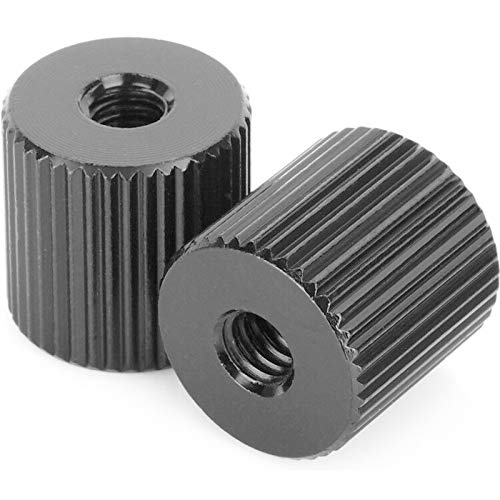 2Pack ChromLives Tripod Nut Barrel Nut Connection Nut with 1/4''-20 Thread Hole for Articulating Magic Arms Tripod Rigs Replacement - size: 2pack tripod nut