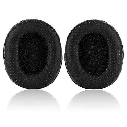 Replacement Earpads for Audio-Technica ATH M50X M40X M30X M20X Professional Studio Monitor Headphones with Protein Leather & Memory Foam Ear Cushions (Black/Hole) - color: Black/Hole