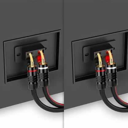 HiFi Flex Pin Banana Plugs, 2mm pin Banana connectors/Plugs, for Spring-Loaded Inputs/Speaker Terminals, (5 Pairs/10 Pcs) - size: 5 Pairs