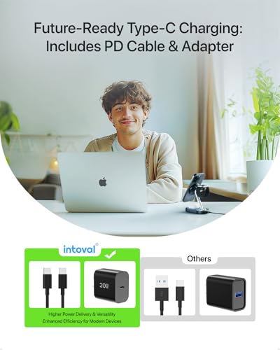 Charging Station for MagSafe Charger,Wireless Charging Station for iPhone MagSafe Charger,Intoval 3 in 1 Fast Magnetic Stand for iPhone 16/15/14/13 Apple Watch 10, Airpods. (Black) - color: Black