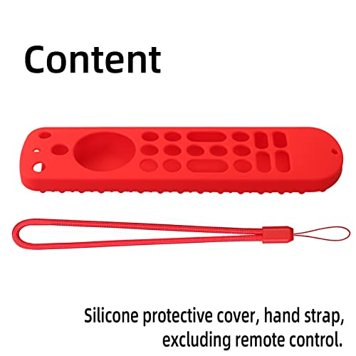 Silicone Cover for Voice Remote Pro 2022, Silicone Case Cover for Voice Remote Pro 2022 with Lanyard (Glow Blue) - color: Glow blue