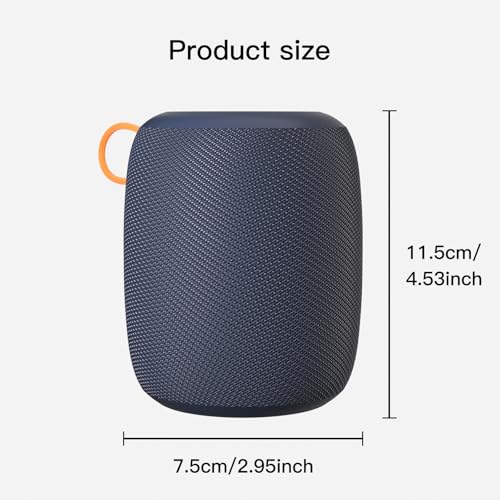Portable Bluetooth Speaker Wireless, IP67 Waterproof Shower Speaker with HD Sound Colorful Lights TWS Pairing for Home, Party, Outdoor, Travel, Beach and Bathroom