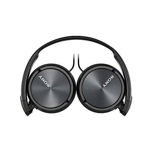 Sony MDR-ZX310AP ZX Series Wired On Ear Headphones with mic, Black (Pack of 4) - size: 1 (Pack of 4)
