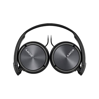Sony MDR-ZX310AP ZX Series Wired On Ear Headphones with mic, Black (Pack of 4) - size: 1 (Pack of 4)