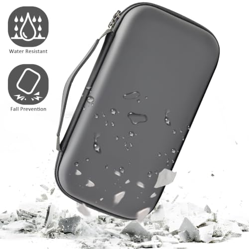 Comecase Wireless Microphone Case for JBL Two Mic System and PartyBox Mic | Custom Foam and Divider Reduce Shifting; Mesh Pocket Keeps Receiver, Adapter and Batteries Together, Grey, Case Only - color: Grey