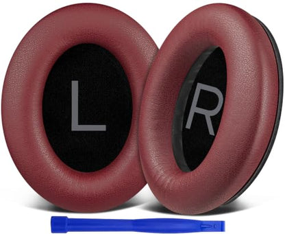 SOULWIT Earpads for Bose (QC45/QC SE/QC Wireless) - Burgundy - color: Burgundy