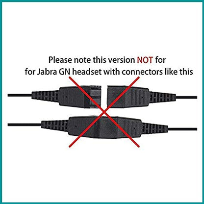 Y-Splitter Adapter Y-Training Cable with Mic Switch Compatible with Plantronics QD Headset for Training Purposes - size: Toggle switch + plantronics-qd