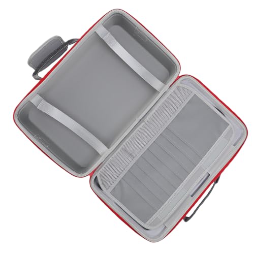 Dpofirs Protective Travel Bag for SLIM Console | Hard Shell Shockproof Storage Case, Controller Holder, WaterResistant, Large Capacity, Gray (Grey) - color: Grey