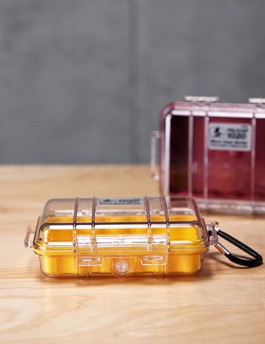 Pelican 1020 Micro Case (Yellow/Clear) - color: Yellow/Clear