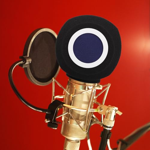 Microphone Isolation Shield Foam Cover for Recording and Singing