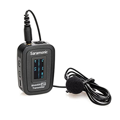 Saramonic Advanced 2.4GHz Wireless Clip-On Microphone System with Lavalier & Dual-Channel Lightning Receiver for Apple iPhone & iPad (BLINK500PROB3)