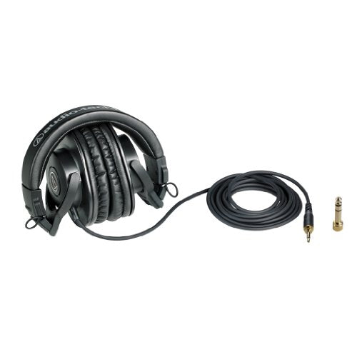 Audio-Technica ATH-M30x Professional Studio Monitor Headphones, Black - size: ATH-M30X