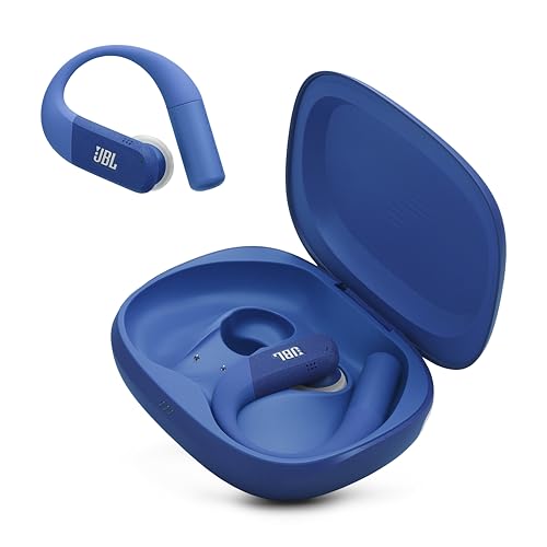 JBL Endurance Peak 4 - Cancelling Sport Earbuds - Blue | Adaptive Noise Cancelling with Smart Ambient, IP68 water and dust proof, Secure fit with TwistLock design - color: Blue