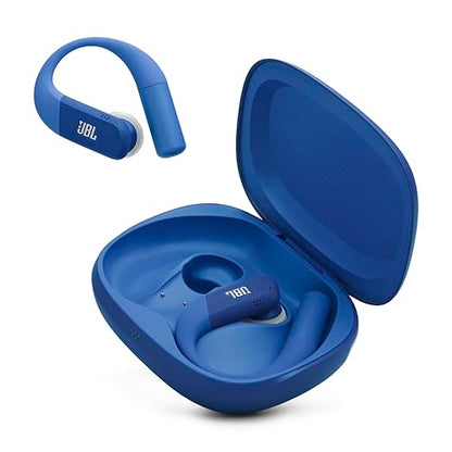 JBL Endurance Peak 4 - Cancelling Sport Earbuds - Blue | Adaptive Noise Cancelling with Smart Ambient, IP68 water and dust proof, Secure fit with TwistLock design - color: Blue