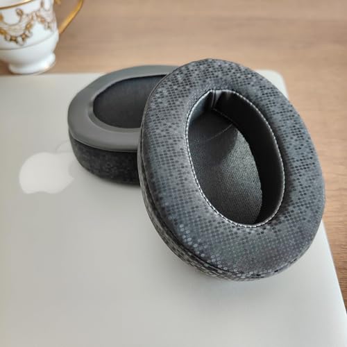 HS45 Stereo Earpads Replacement for Corsair HS35 Stereo/HS45 Stereo Gaming Headsets Ear Cushions with Protein Leather and Memory Foam
