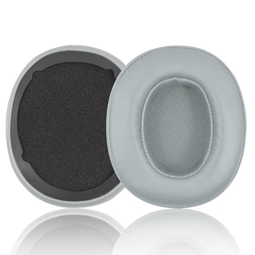 Replacement Earpads for Skullcandy Crusher EVO Headphones,Compatibel Crusher EVO Replacement Ear Pads,Upgraded Ear Covers with Soft Protein Leather,Optimized Noise Isolation Memory Foam (Light Grey) - color: Light Grey