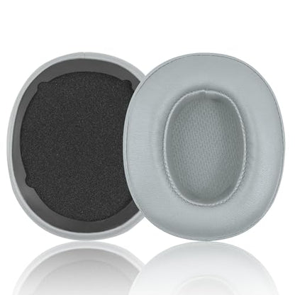 Replacement Earpads for Skullcandy Crusher EVO Headphones,Compatibel Crusher EVO Replacement Ear Pads,Upgraded Ear Covers with Soft Protein Leather,Optimized Noise Isolation Memory Foam (Light Grey) - color: Light Grey