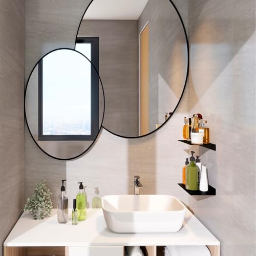 Small Wall Shelf,3.0mm Aluminum Alloy Small Floating Shelf,for Bathroom, Bedroom, Living Room, Kitchen,Office(12’ Floating Shelf with Hole) - size: 12’ Floating Shelf with Hole