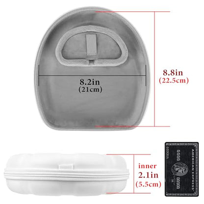 Geekria PRO Charging Headphones Case Compatible with Sony WH-1000XM6, WH-1000XM5, WH-1000XM4, ULT WEAR and More, Hard Shell, Durable, Multi-Layer Protection (White) Without Power Bank