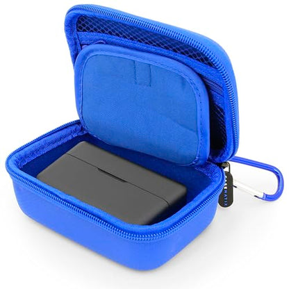 CASEMATIX Carry Case Compatible With DJI Mic 2 Wireless Microphone System While in Charging Case, Blue