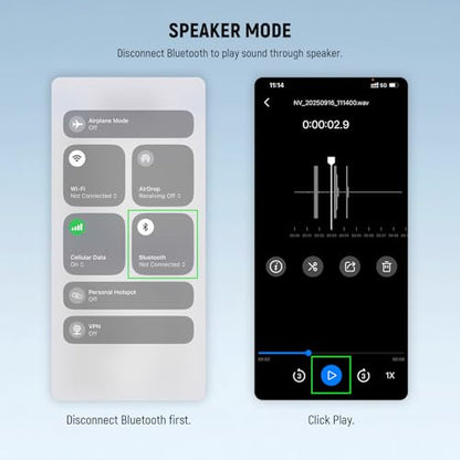 NEEWER KM23B Wireless Lavalier Microphone Bluetooth App Control, Compatible with iPhone Android Phone 8Hrs Battery Vocal Enhancement Noise Cancellation Volume Adjustment Low Cut for Streaming Vlogging