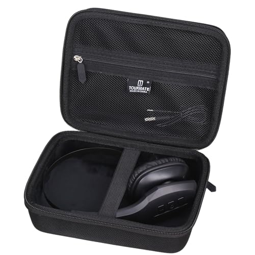 Tourmate Hard Storage Case for Necode Bluetooth Headset,Travel Case for Trucker Wireless Headset,Protective Hard Shell Portable Travel(Box for Sale) (Black)