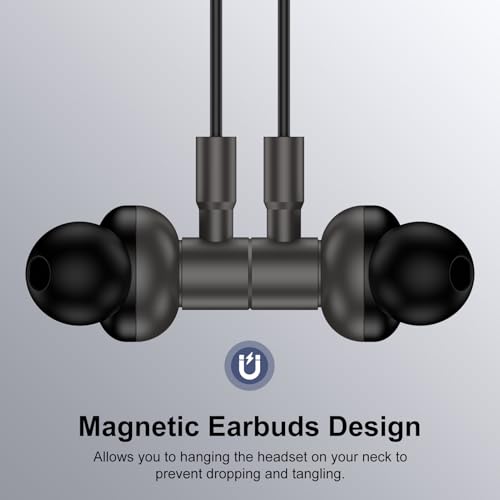 Wired Headphones Earbuds wtih Lightning Connector Magnetic Earphone Headset | Ear Buds Magnetic with Mic Volume Control HiFi Stereo,Noise Cancelling Compatible for iPhone 14 13 12 11 Pro Max XS 8 7 Plus