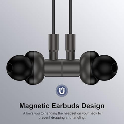 Wired Headphones Earbuds wtih Lightning Connector Magnetic Earphone Headset | Ear Buds Magnetic with Mic Volume Control HiFi Stereo,Noise Cancelling Compatible for iPhone 14 13 12 11 Pro Max XS 8 7 Plus