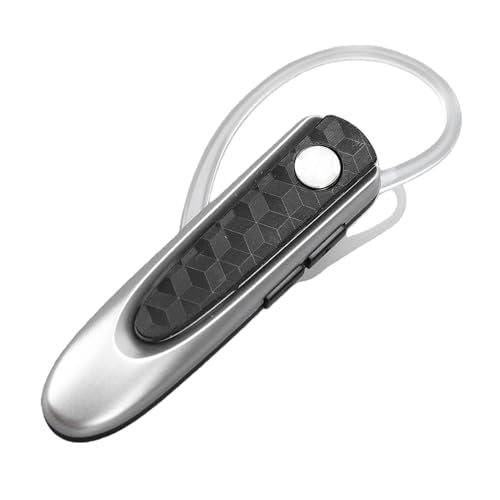 Dpofirs Bluetooth 6.0 Wireless Headset with Mic | 300H Standby ENC Noise Canceling Earpiece for Truck Drivers Office Use