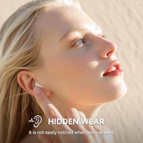 Yihou Small Invisible Mini Earbuds Ear Buds Hidden Discreet Sleep Flat Headphones Secret Low Profile Smallest Micro Sleeping Comfortable Tiny Earbuds Wireless Bluetooth for Work, Small Ear Canals - color: Skin
