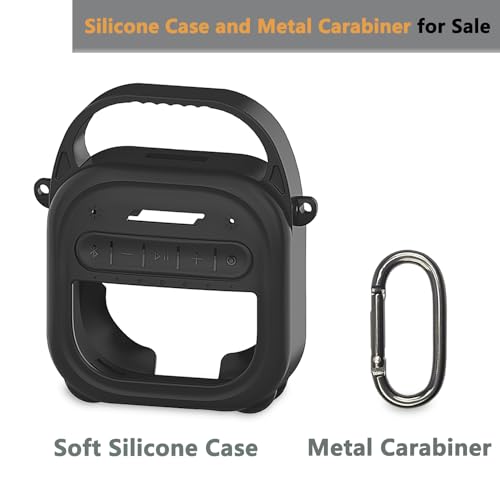 Silicone Cover Case for Bose SoundLink Micro 2 Bluetooth Speaker, Black - color: Black Case